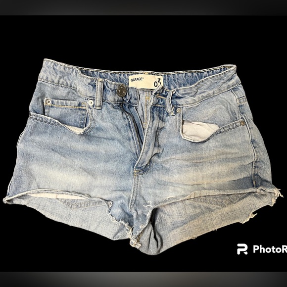 Garage Festival Jean Shorts - Picture 1 of 3